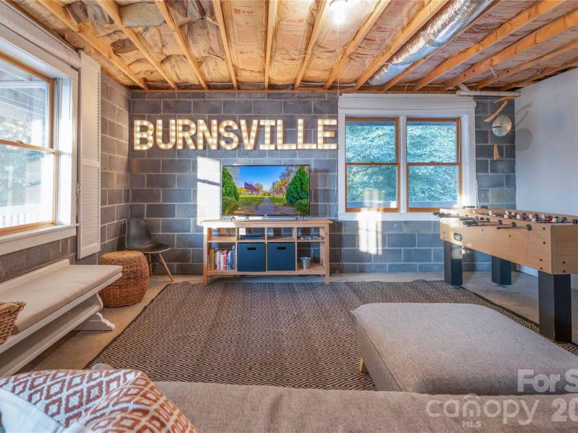 348 Dandelion Lane, Burnsville, NC 28714.  MLS# CAR4340112, YatesRealty ID 13223. Basement 