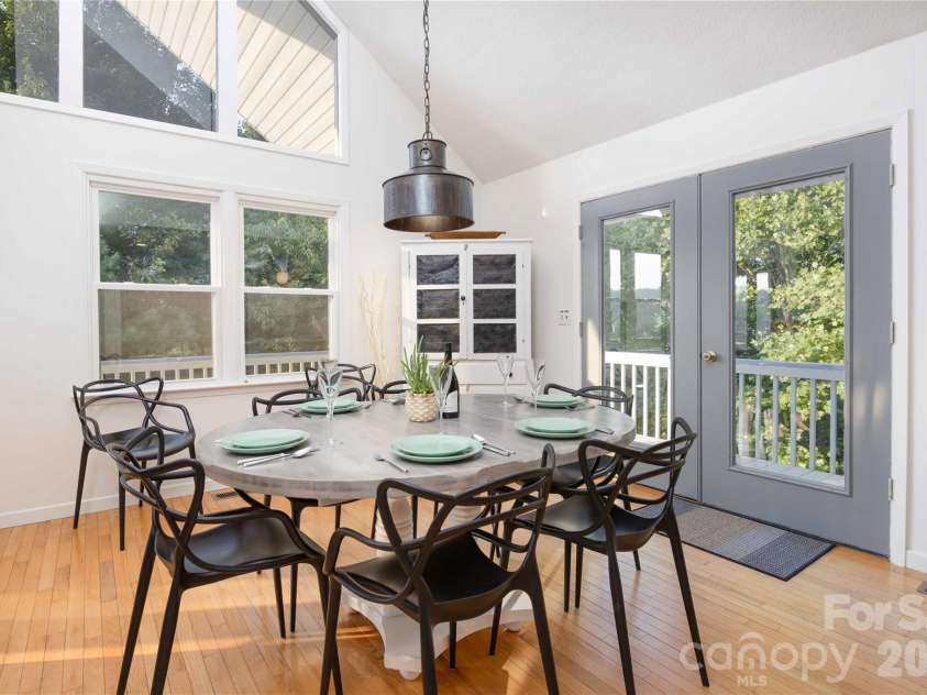 348 Dandelion Lane, Burnsville, NC 28714.  MLS# CAR4340112, YatesRealty ID 13223. Dining 