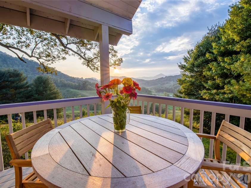 348 Dandelion Lane, Burnsville, NC 28714.  MLS# CAR4340112, YatesRealty ID 13223. View from covered deck 