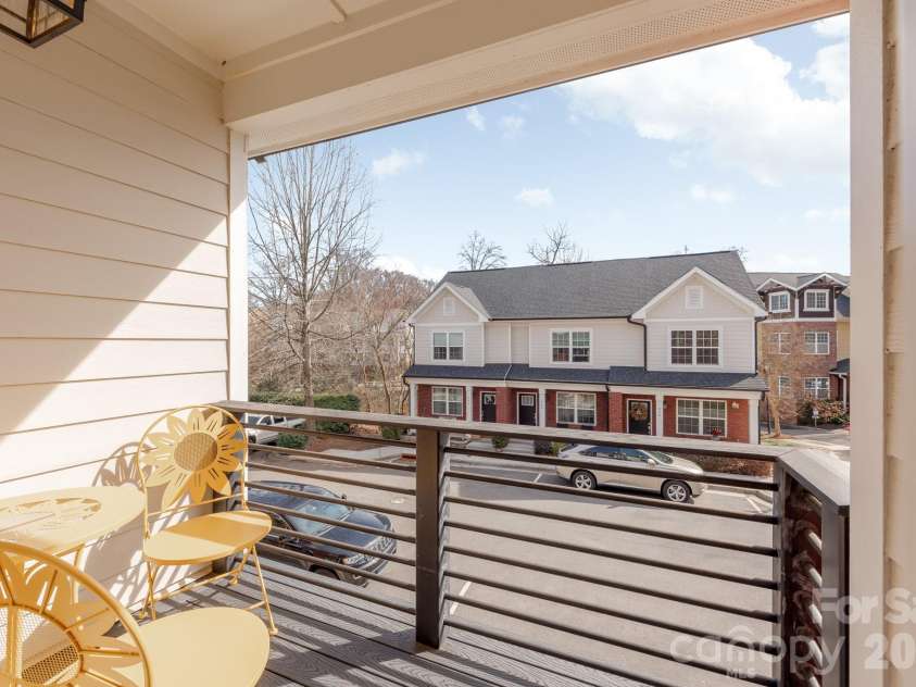 541 Griffith Village Lane, Davidson, NC 28036.  MLS# CAR4346354, YatesRealty ID 13227. Front Balcony