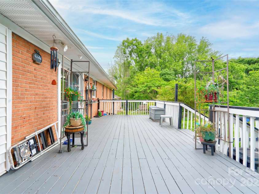 109 Ashley Street, Shelby, NC 28150.  MLS# CAR4256625, YatesRealty ID 13239. Back Deck