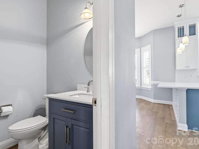 2010 Seabiscuit Drive, Indian Trail, NC 28079.  MLS# CAR4364117, YatesRealty ID 13244. Lower half bath