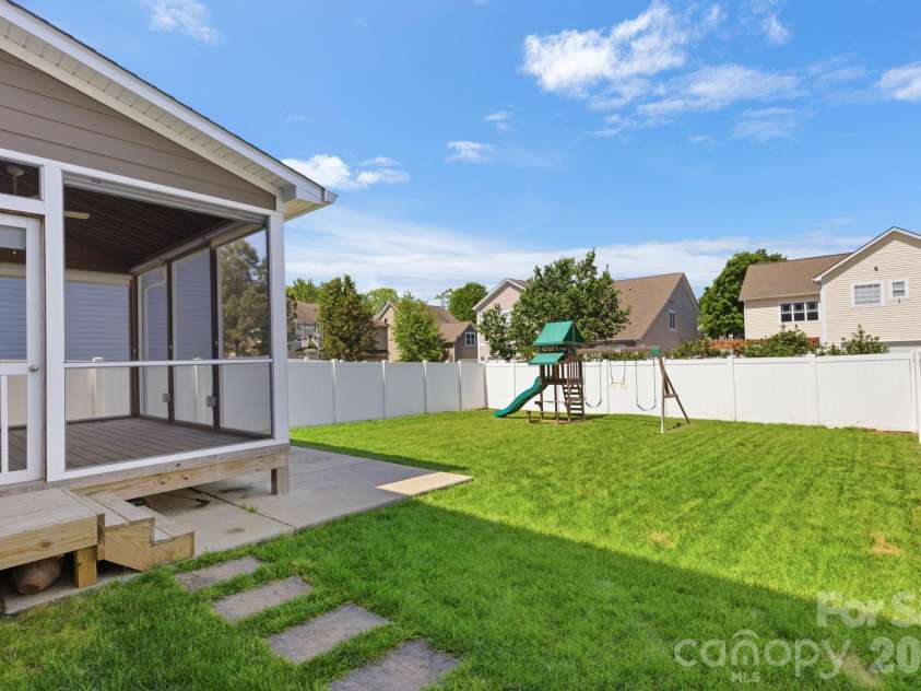 2010 Seabiscuit Drive, Indian Trail, NC 28079.  MLS# CAR4364117, YatesRealty ID 13244. Private Back Yard