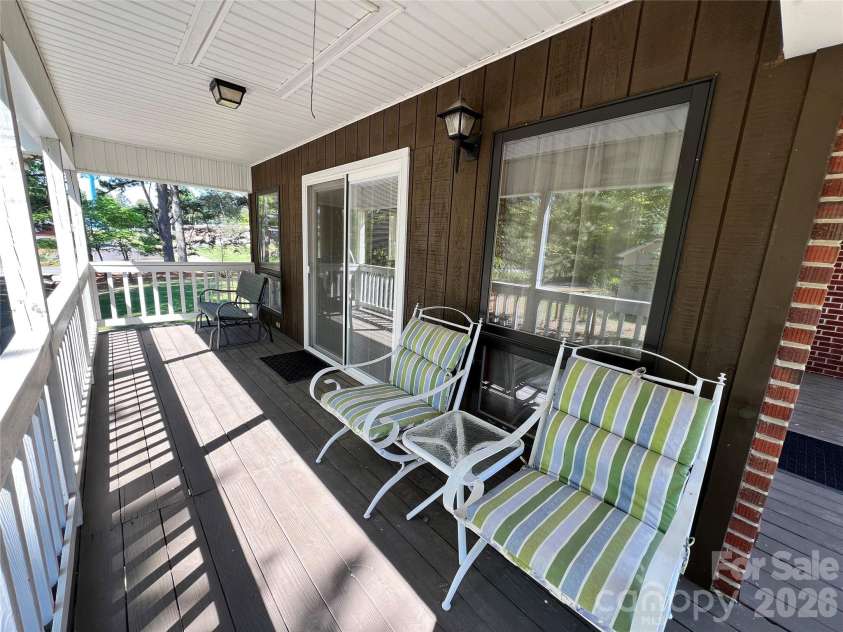 24530 Ridgecrest Road, Locust, NC 28097.  MLS# CAR4369926, YatesRealty ID 13247. Covered Side Porch