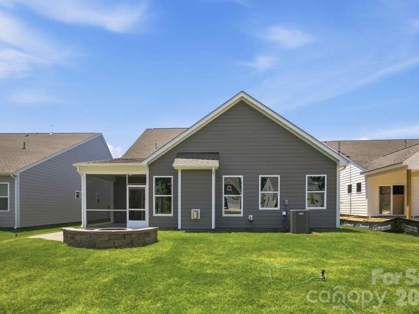 2038 Mantle Ridge Drive, Indian Trail, NC 28079.  MLS# CAR4368327, YatesRealty ID 13249. Backyard