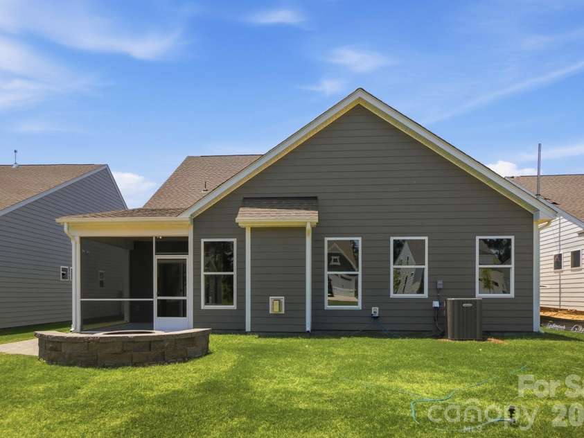 2038 Mantle Ridge Drive, Indian Trail, NC 28079.  MLS# CAR4368327, YatesRealty ID 13249. Backyard