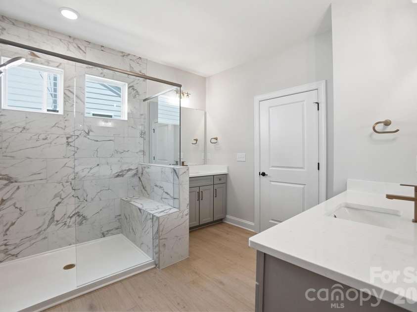 2038 Mantle Ridge Drive, Indian Trail, NC 28079.  MLS# CAR4368327, YatesRealty ID 13249. Primary Bathroom