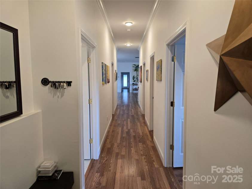 2510 Lentz Road, China Grove, NC 28023.  MLS# CAR4219428, YatesRealty ID 13250. Hallway From Garage