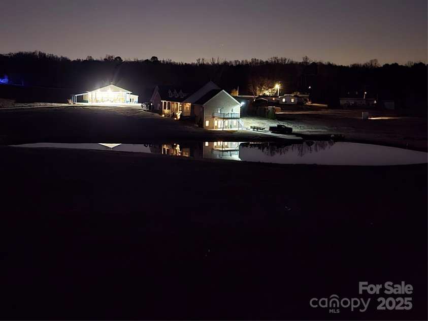 2510 Lentz Road, China Grove, NC 28023.  MLS# CAR4219428, YatesRealty ID 13250. Night View from Tree House/Deer Stand