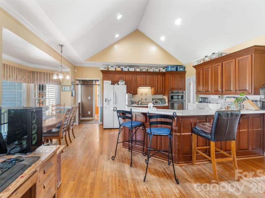 2921 Old Pageland Marshville Road, Wingate, NC 28174.  MLS# CAR4365866, YatesRealty ID 13275. Kitchen and Dining Area