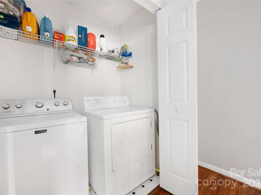 4507 Antelope Lane, Charlotte, NC 28269.  MLS# CAR4225453, YatesRealty ID 13277. Laundry closet