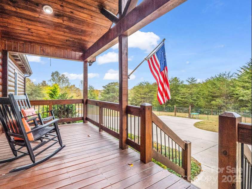 653 Moonlight Pass, Union Mills, NC 28167.  MLS# CAR4317464, YatesRealty ID 13280. Front porch with a view