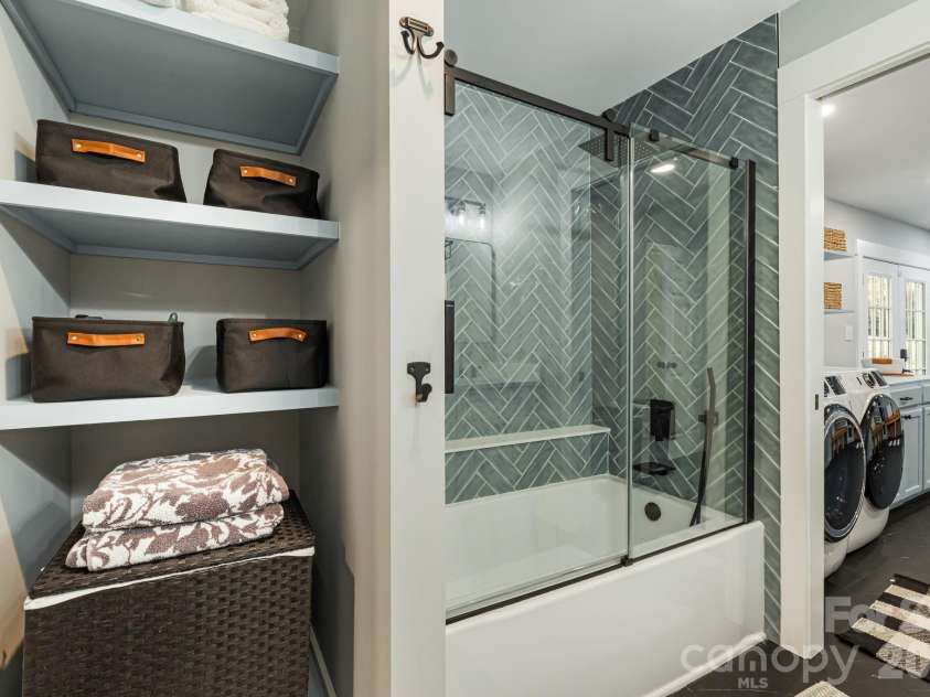 1590 Bruce Road, Mars Hill, NC 28754.  MLS# CAR4340824, YatesRealty ID 13285. Brand new updated primary bathroom