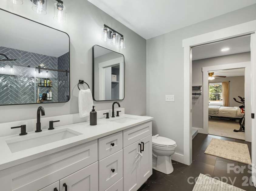 1590 Bruce Road, Mars Hill, NC 28754.  MLS# CAR4340824, YatesRealty ID 13285. New double vanity in primary bathroom