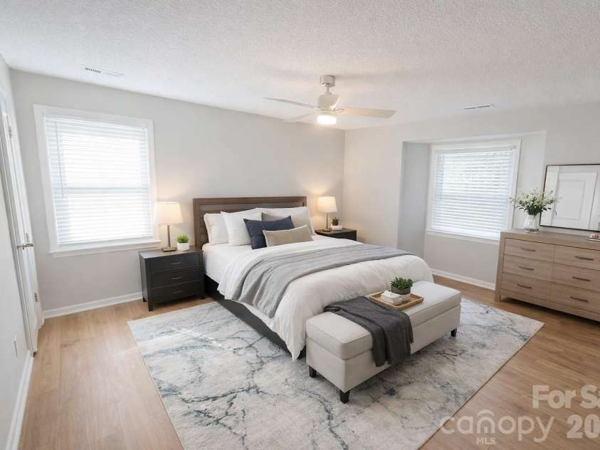6106 Meadow Rose Lane, Charlotte, NC 28215.  MLS# CAR4359699, YatesRealty ID 13292. Primary bedroom