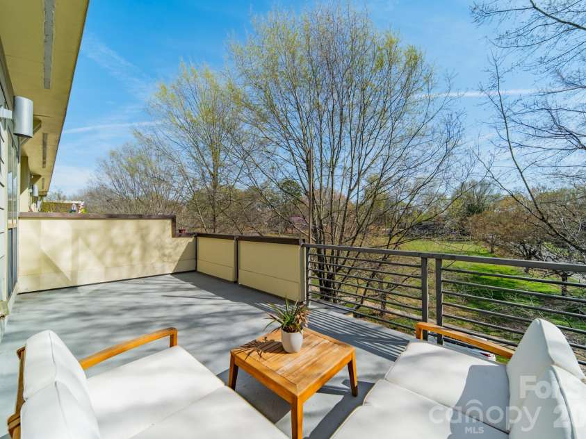 3409 Spencer Street, Charlotte, NC 28205.  MLS# CAR4357340, YatesRealty ID 13293. Rooftop Terrace 