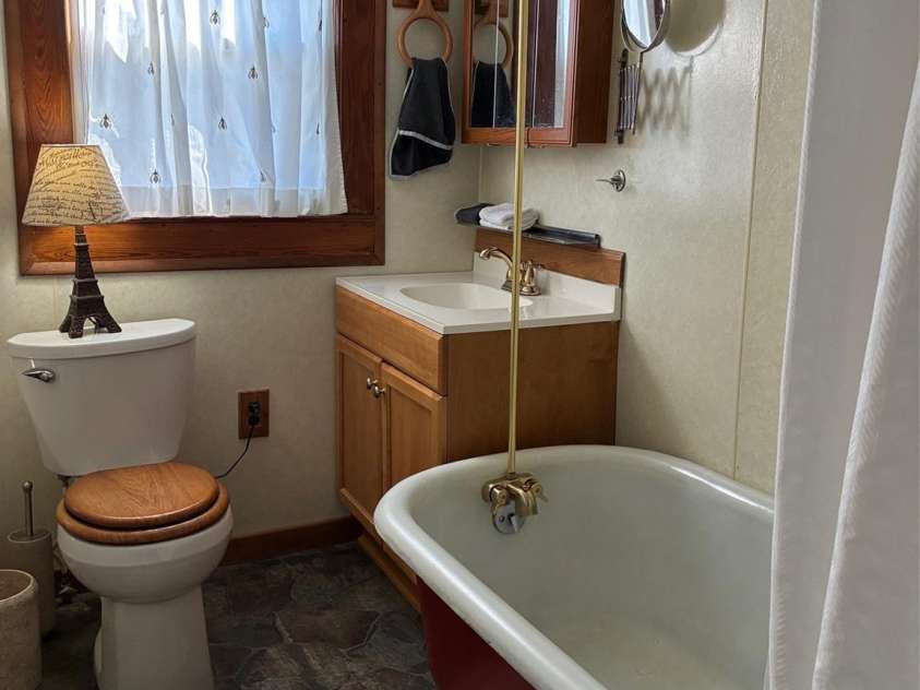 1203 Old Union Road, Lockhart, SC 29364.  MLS# CAR4352849, YatesRealty ID 13295. Downstairs Bathroom