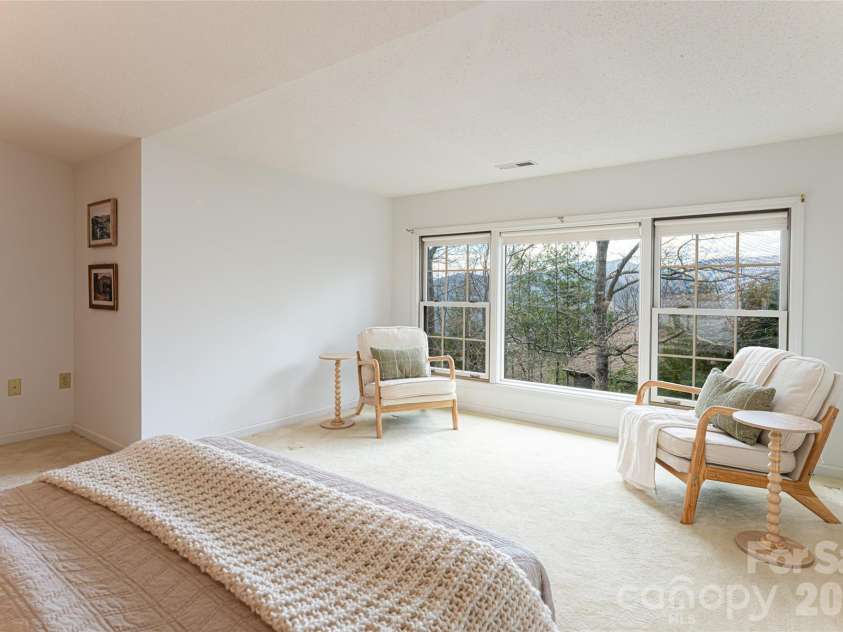 65 Timber Park Drive, Black Mountain, NC 28711.  MLS# CAR4344889, YatesRealty ID 13296. Views from the guest room