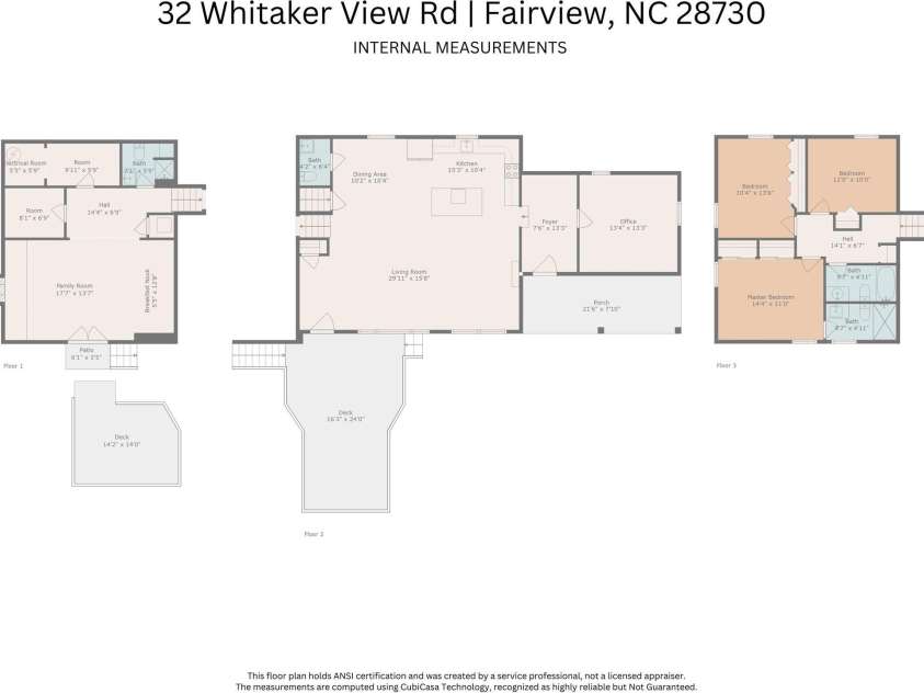 32 Whitaker View Road, Fairview, NC 28730.  MLS# CAR4257047, YatesRealty ID 13299. 