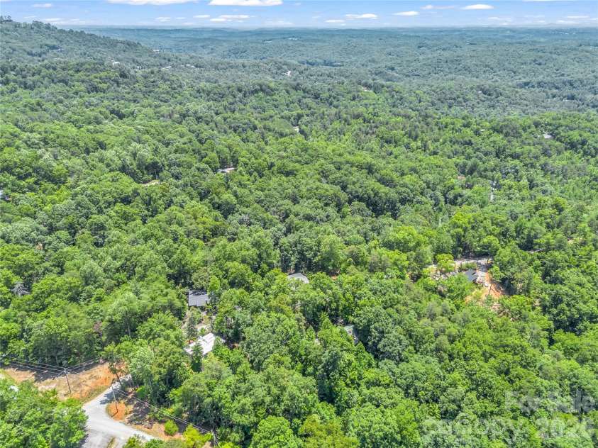 137 Amys Ridge Road, Lake Lure, NC 28746.  MLS# CAR4391704, YatesRealty ID 133. Ariel View