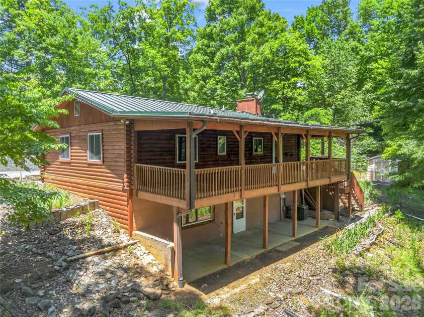 137 Amys Ridge Road, Lake Lure, NC 28746.  MLS# CAR4391704, YatesRealty ID 133. Side View