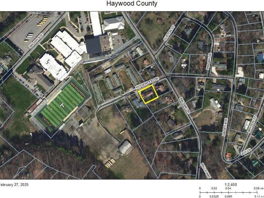 131 Ridgewood Drive, Waynesville, NC 28786.  MLS# CAR4222863, YatesRealty ID 1330. And, see how close you are to the stadium and middle school.