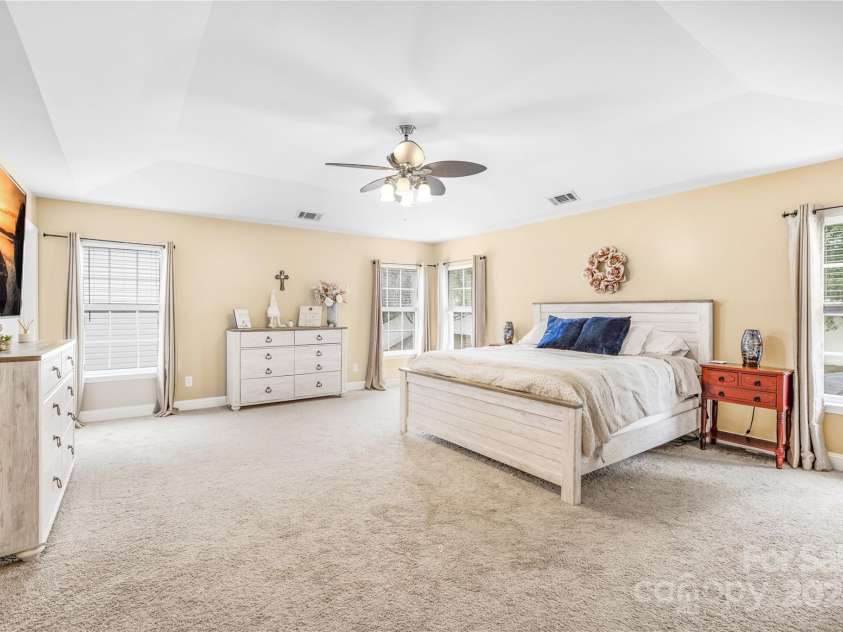 114 Silverspring Place, Mooresville, NC 28117.  MLS# CAR4187492, YatesRealty ID 1331. Primary Bedroom