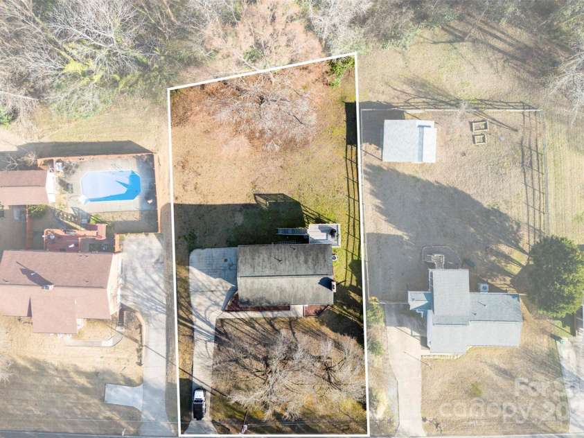 5034 Clearwater Lake Road, Mount Holly, NC 28120.  MLS# CAR4203029, YatesRealty ID 13328. Ariel View