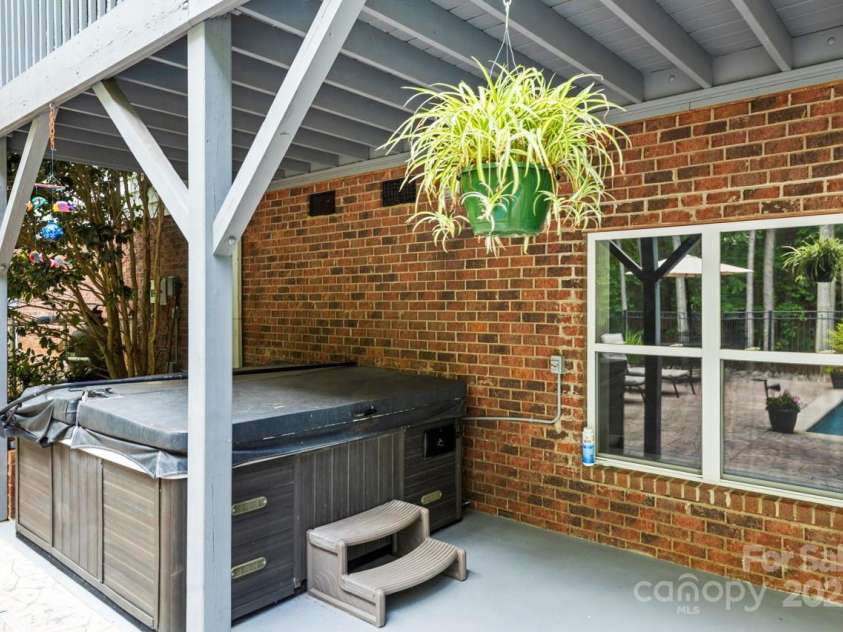 1956 Forest Ridge Drive, Stanley, NC 28164.  MLS# CAR4253801, YatesRealty ID 13330. Hot tub conveys