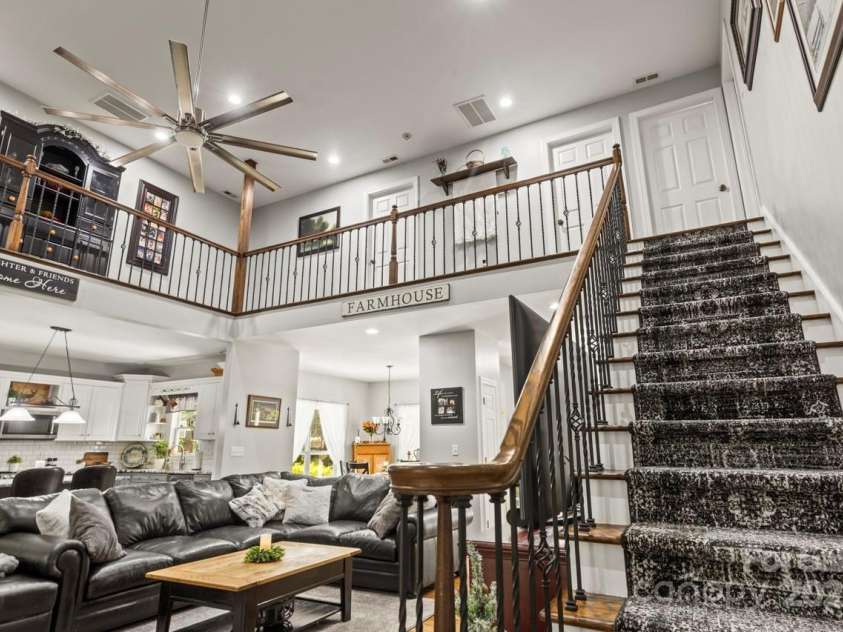 1956 Forest Ridge Drive, Stanley, NC 28164.  MLS# CAR4253801, YatesRealty ID 13330. Let's go upstairs!