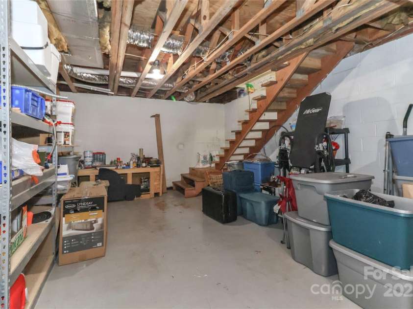 212 Davies Circle, Cleveland, NC 27013.  MLS# CAR4250221, YatesRealty ID 13334. Downstairs storage to flex space and 2nd kitchen