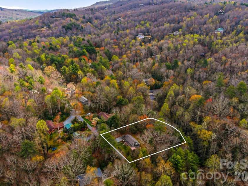 143 Rocky Ridge Road, Pisgah Forest, NC 28768.  MLS# CAR4364928, YatesRealty ID 13336. Approximate property lines
