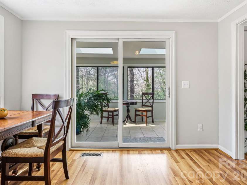 143 Rocky Ridge Road, Pisgah Forest, NC 28768.  MLS# CAR4364928, YatesRealty ID 13336. Dining area
