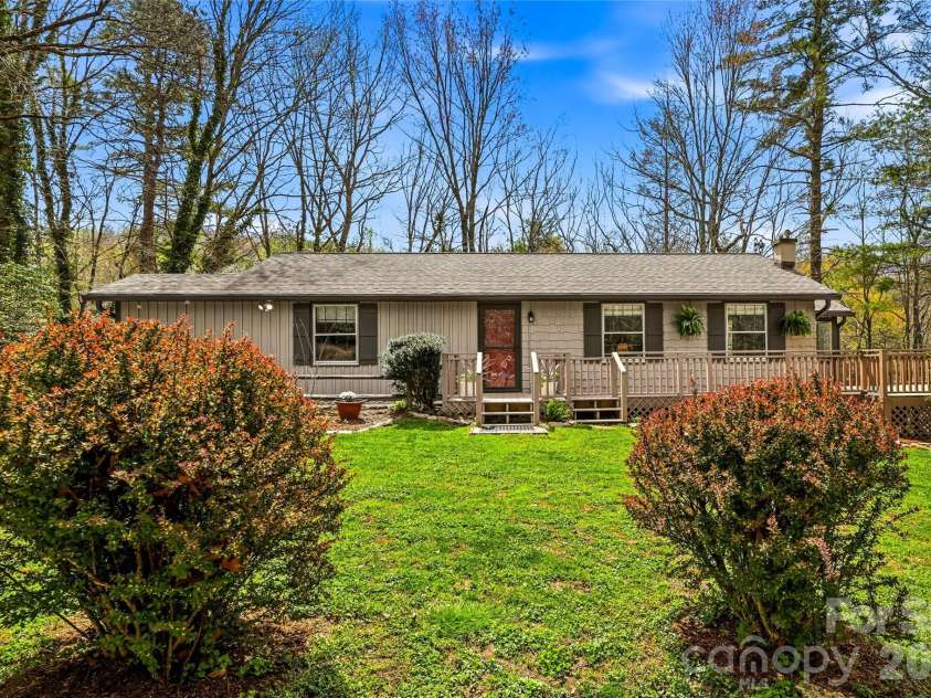 143 Rocky Ridge Road, Pisgah Forest, NC 28768.  MLS# CAR4364928, YatesRealty ID 13336. Front exterior