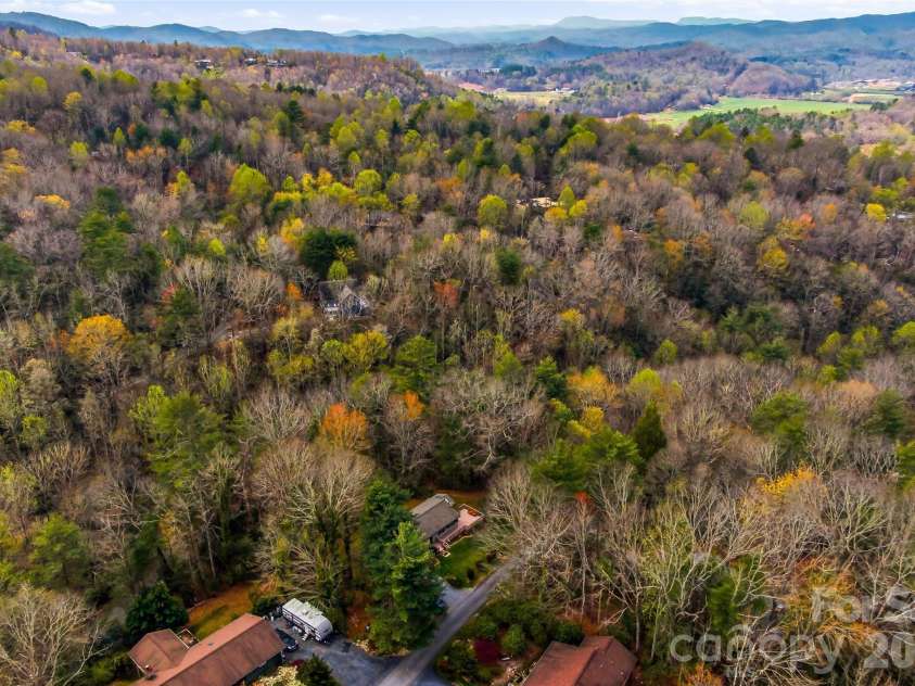143 Rocky Ridge Road, Pisgah Forest, NC 28768.  MLS# CAR4364928, YatesRealty ID 13336. Overhead view