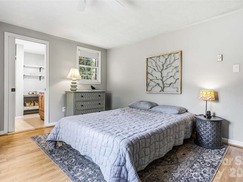 143 Rocky Ridge Road, Pisgah Forest, NC 28768.  MLS# CAR4364928, YatesRealty ID 13336. Primary bedroom