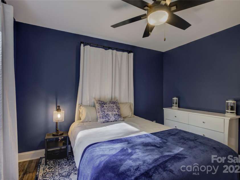 8322 Loma Linda Lane, Waxhaw, NC 28173.  MLS# CAR4238719, YatesRealty ID 13341. Bedroom 2 with fan.