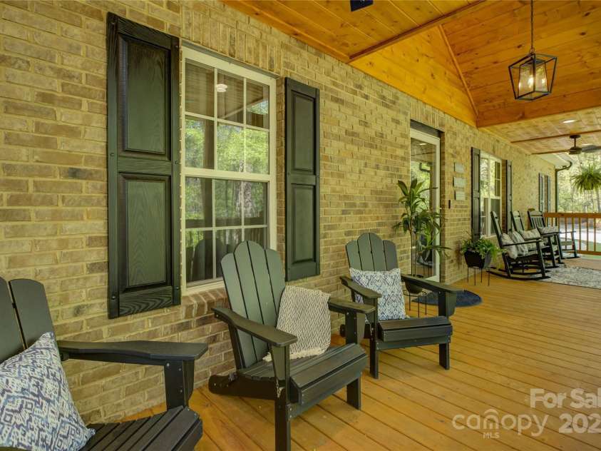 8322 Loma Linda Lane, Waxhaw, NC 28173.  MLS# CAR4238719, YatesRealty ID 13341. Porch view Left to Right.