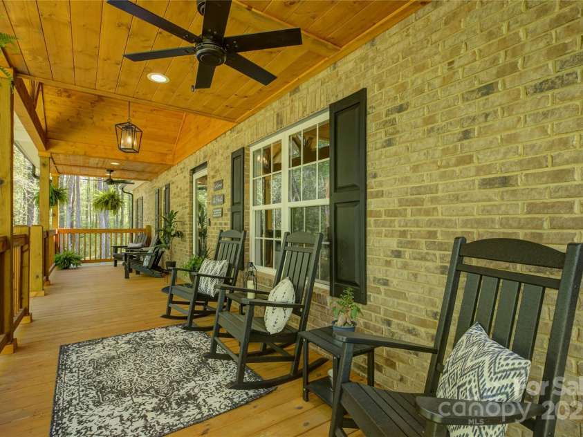 8322 Loma Linda Lane, Waxhaw, NC 28173.  MLS# CAR4238719, YatesRealty ID 13341. Porch view Right to Left.