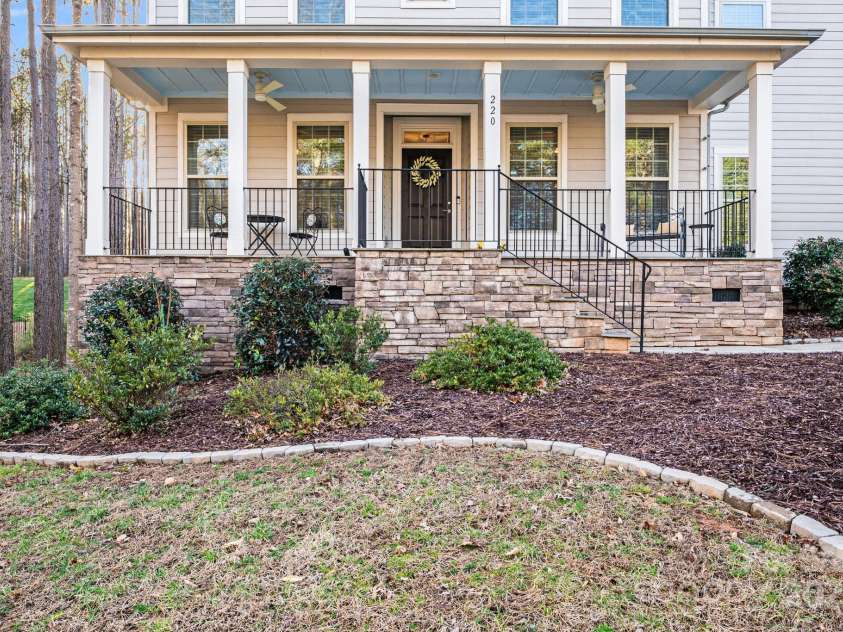 220 Kenway Loop, Mooresville, NC 28117.  MLS# CAR4231089, YatesRealty ID 13351. Fall in love with the front porch and enjoy seasonal lake views!