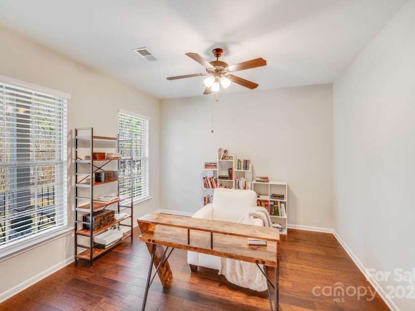 220 Kenway Loop, Mooresville, NC 28117.  MLS# CAR4231089, YatesRealty ID 13351. Office or sitting area overlooking front porch views