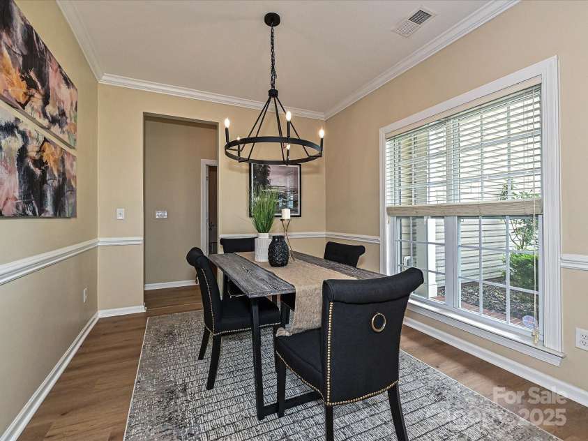 9700 Ravenscroft Lane, Concord, NC 28027.  MLS# CAR4256328, YatesRealty ID 13353. Formal Dining Room