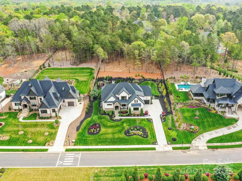2954 Holbrook Road, Fort Mill, SC 29715.  MLS# CAR4254159, YatesRealty ID 13354. Front Drone View