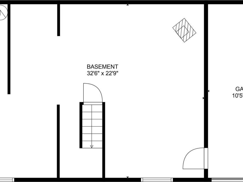 217 Royal Pines Drive, Arden, NC 28704.  MLS# CAR4257398, YatesRealty ID 13374. Lower level basement area