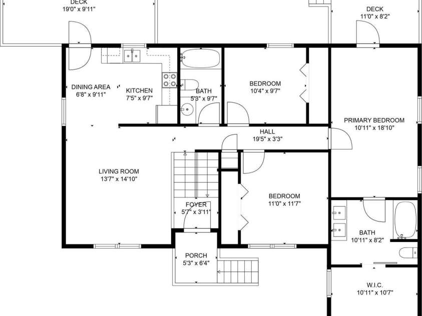 217 Royal Pines Drive, Arden, NC 28704.  MLS# CAR4257398, YatesRealty ID 13374. Mail level living area