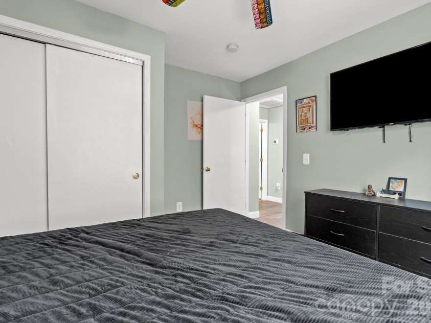 842 Grouse Road, Clyde, NC 28721.  MLS# CAR4326443, YatesRealty ID 13378. Bedroom 2