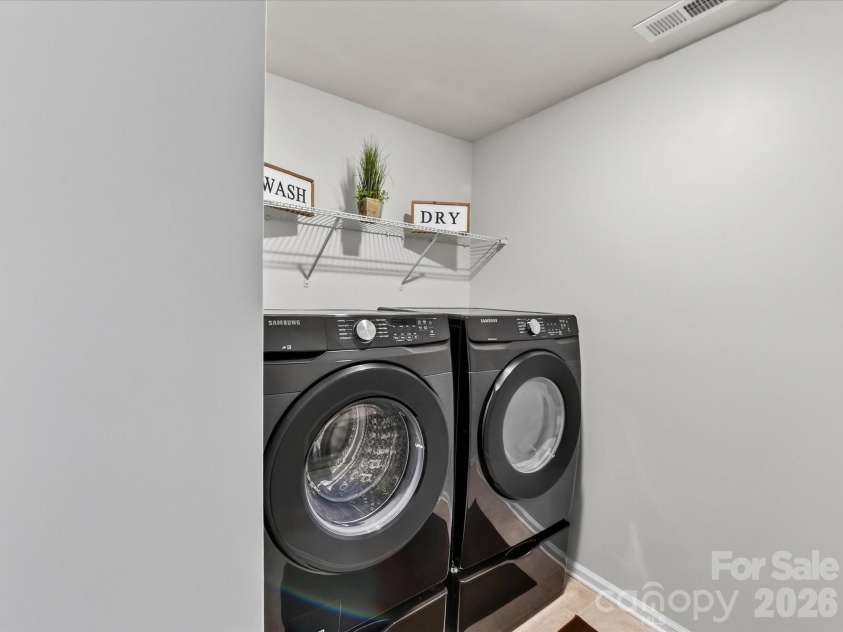 5218 Spanish Ivy Lane, Indian Land, SC 29707.  MLS# CAR4359918, YatesRealty ID 13379. Laundry on Upper Level