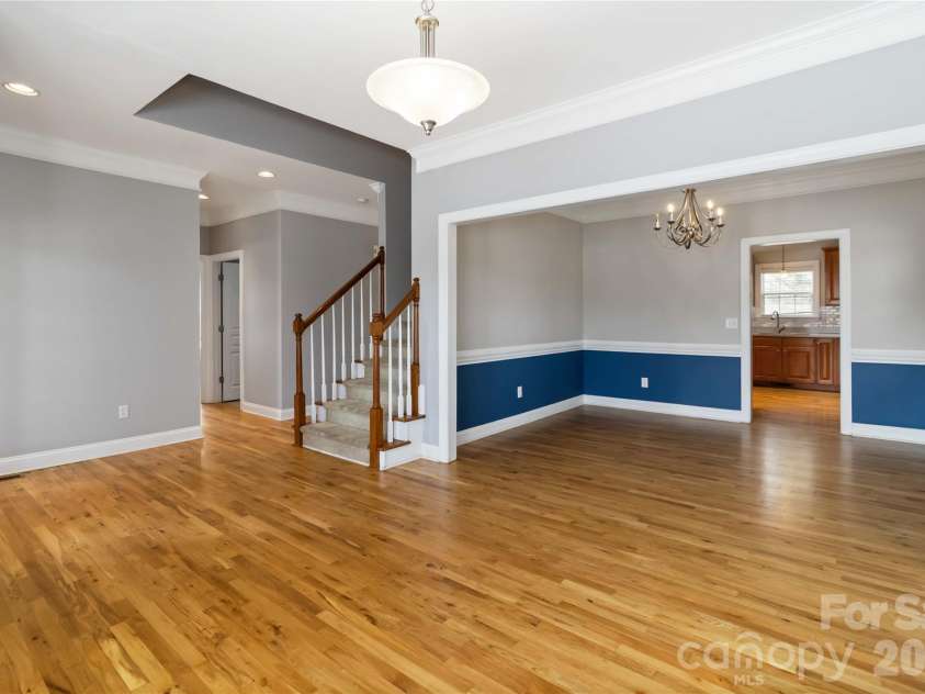 3908 Hazel Downe Way, Rock Hill, SC 29732.  MLS# CAR4356974, YatesRealty ID 13385. Living Room & Dining Room