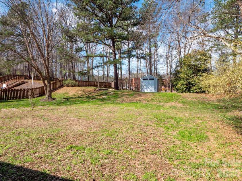 2029 Trace Creek Drive, Waxhaw, NC 28173.  MLS# CAR4354622, YatesRealty ID 13389. Backyard