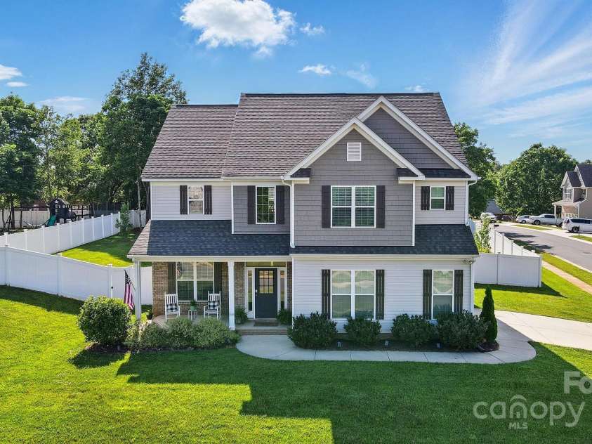 6314 Bluffton Lane, Midland, NC 28107.  MLS# CAR4256231, YatesRealty ID 13390. Desirable corner lot with fenced backyard and a side load garage makes this the perfect place to call home!